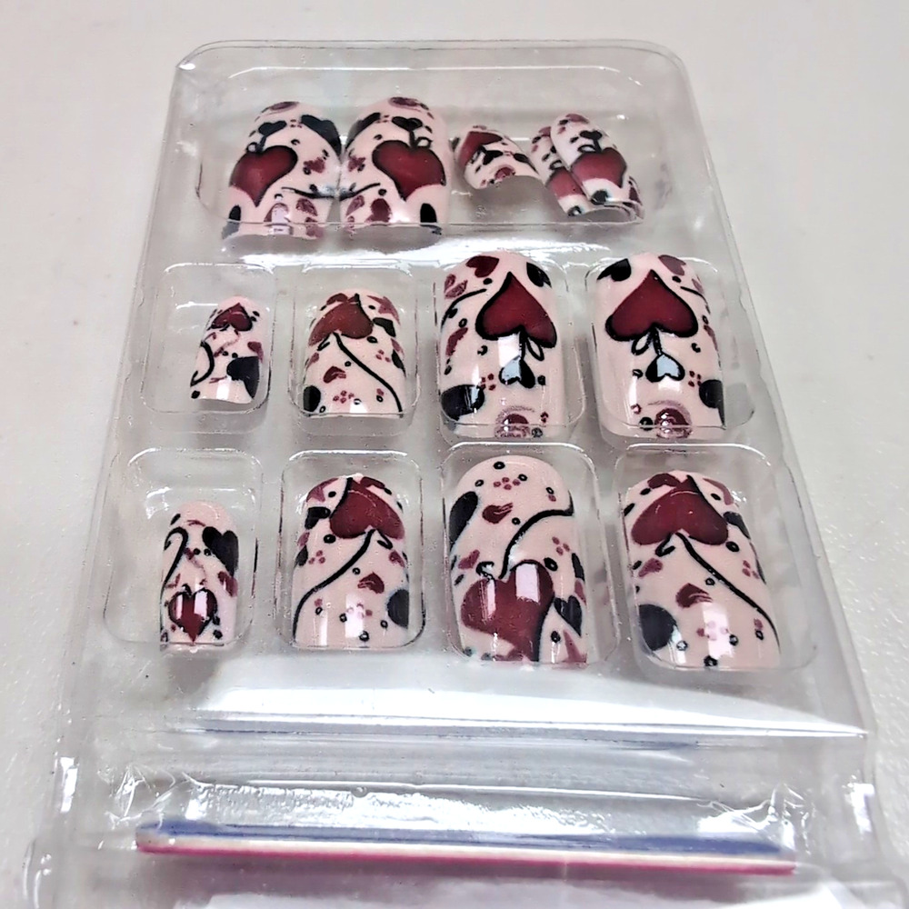 Holiday False Nail Lot of 6 Sets Halloween‎ 4th of July Christmas Valentines Day - Picture 12 of 13